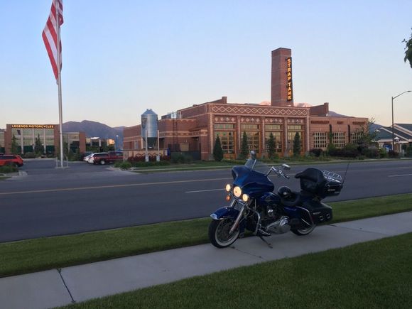 The Straptank Brewery/Pub/Restaurant, named for the straptank motorcycles built by Harley-Davidson in the early 20th Century.