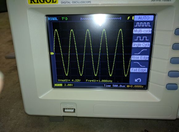 Kenwood X998 preout 1khz