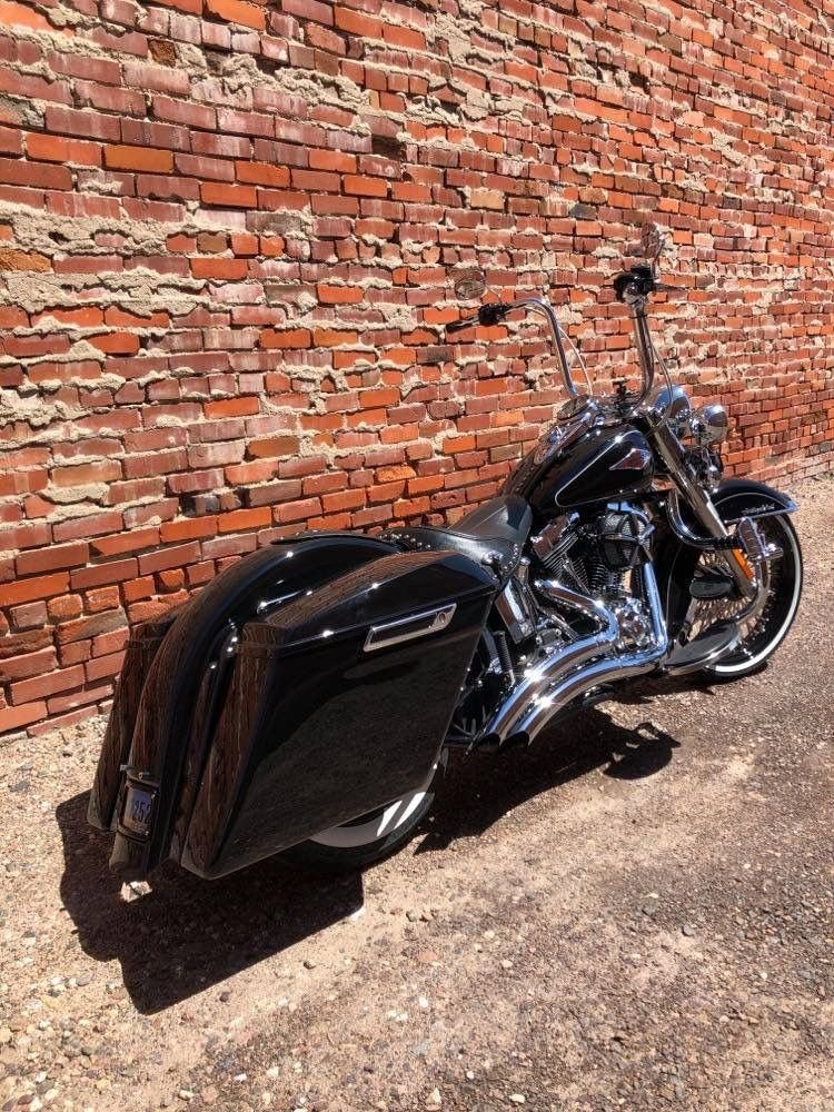 Extended Hard Bags for 1820 Heritage Page 3 Harley Davidson Forums