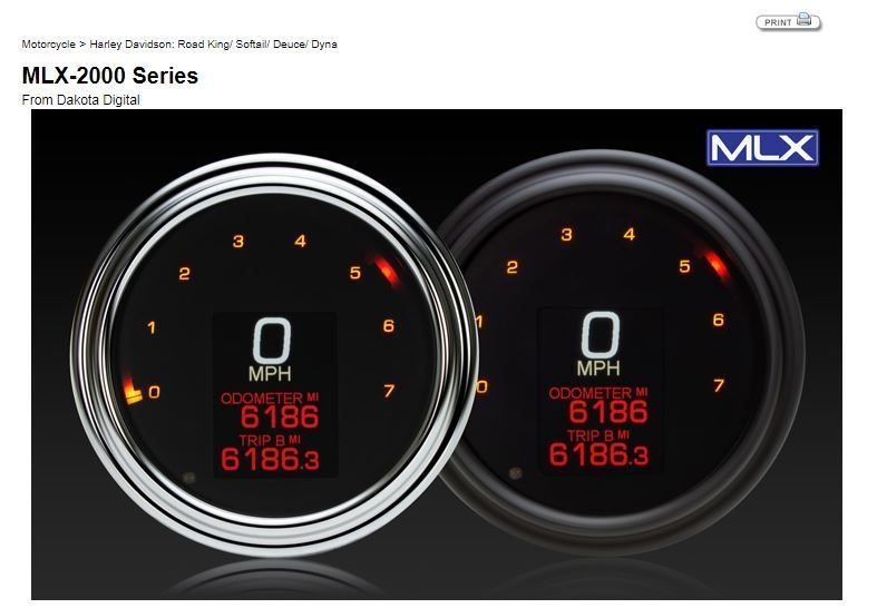 Road King Speedo/Tach combo Harley Davidson Forums