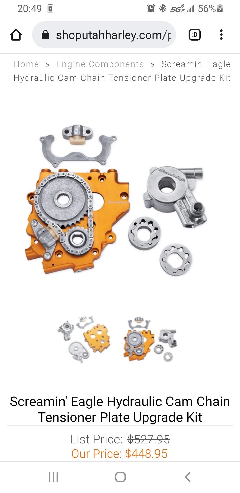 2003 flhrsei2 cvo 103 cam plate upgrade Harley Davidson Forums