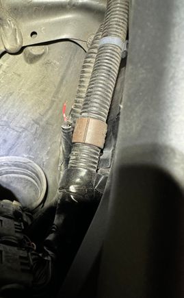 Red and black wires cut