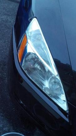 Headlight restored this past weekend...