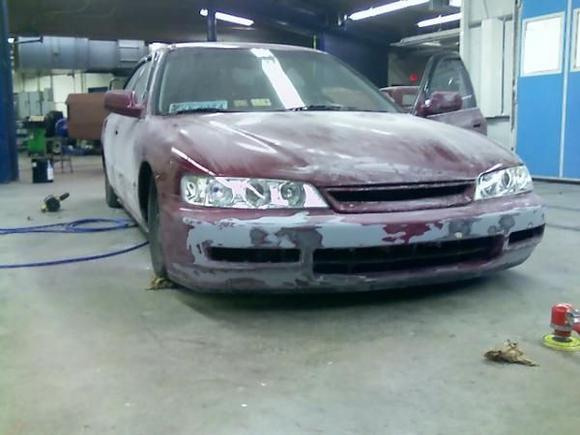 accord front first put on