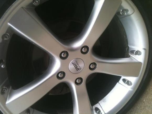 My rims are nice and go great with this car