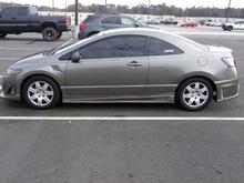 Side view right after  20% tint was put on!!!