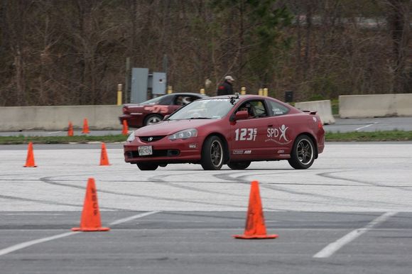 AutoX Event 3-28-10. Co-driving friends RSX-S.