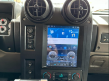 9.7 inch stereo - with a black dash panel replacement