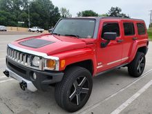 This is a photo of the Hummer H3, 2008 that I am trying to sell in Kansas City Kansas. I am looking for 5k as there has been a long line of brand new pieces in the vehicle. The vehicle starts but has a problem in the electric that creates a flashing sign. Overall I would love to talk more about my vehicle. A good phone number is 6202454111