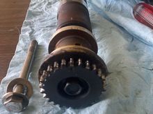 Note to all: this is a RIGHTY-LOOSEY bolt.  