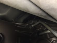 This is the trans cooler lines connected to the actual transmission