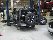 Hummer on the Hoist