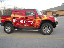 2009 H2 SUT.  My brother brought this up to show me.
