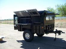 ACCESS MANUFACTURING -- TRADESMAN TRUCK TOPS CAN BUILD ANYTHING FOR YOUR HUMMERS AND 1102 TRAILERS WE ARE IN CA. 530/795/0720