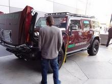 Vehicle on display at 2015 SEMA Show in Las Vegas