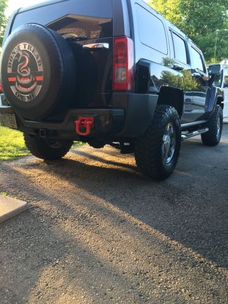 Painted some black and red to test colours out, two weeks into ownership