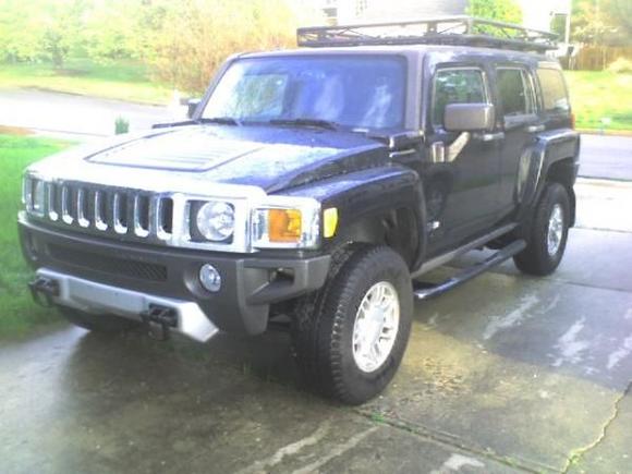 New rack, nerf bars, and mud guards