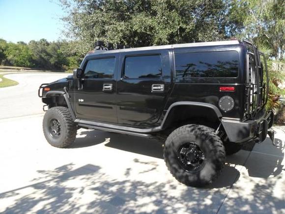 In my driveway.
