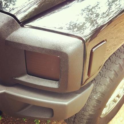 blacked out marker lights