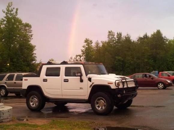 imagepot of gold under the rainbow