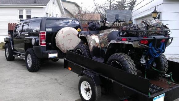 Hummer ready for riding