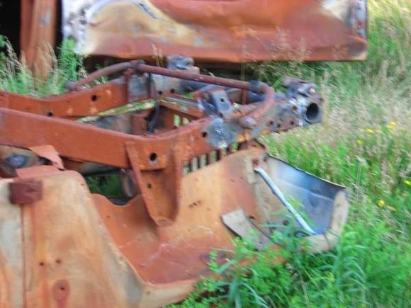 rust and bullet holes... perfect combo for a jeep