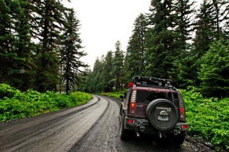 Back roads on Kodiak Alaska