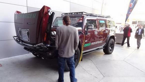 Vehicle on display at 2015 SEMA Show in Las Vegas