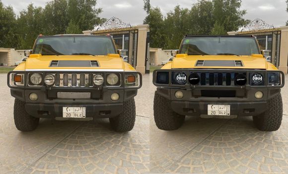 Photoshopped (right)