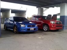 Rodney and I after detailing the cars