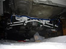TSSFAB rear subframe, lateral links and trailing arms