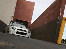 2002 Aspen White Bugeye STi