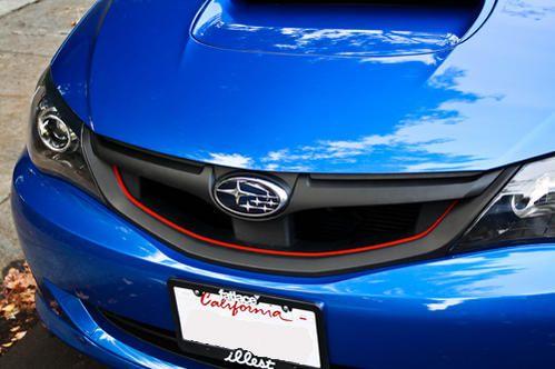 Painted the silver mustache with PlastiDip, and removed the front mesh