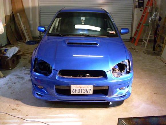 Changing the headlights to HID