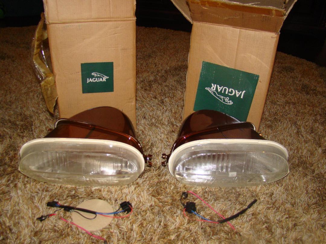 Lights - New in original box OEM Jaguar XJS headlight assembly PAIR - New - 1982 to 1991 Jaguar XJS - Groves, TX 77619, United States