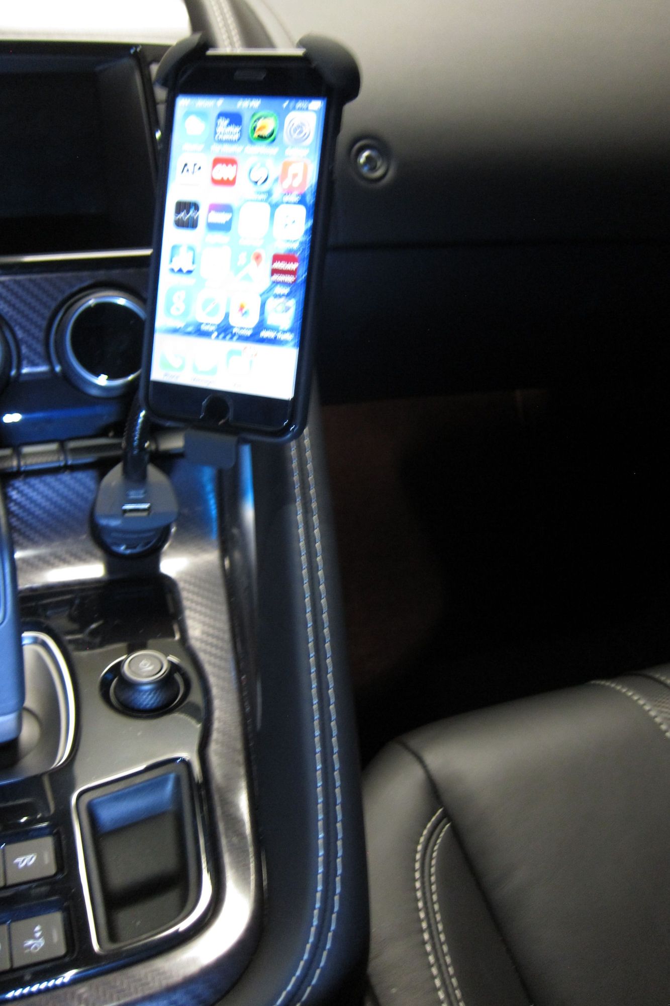 Phone holder for F Type Page 2 Jaguar Forums Jaguar