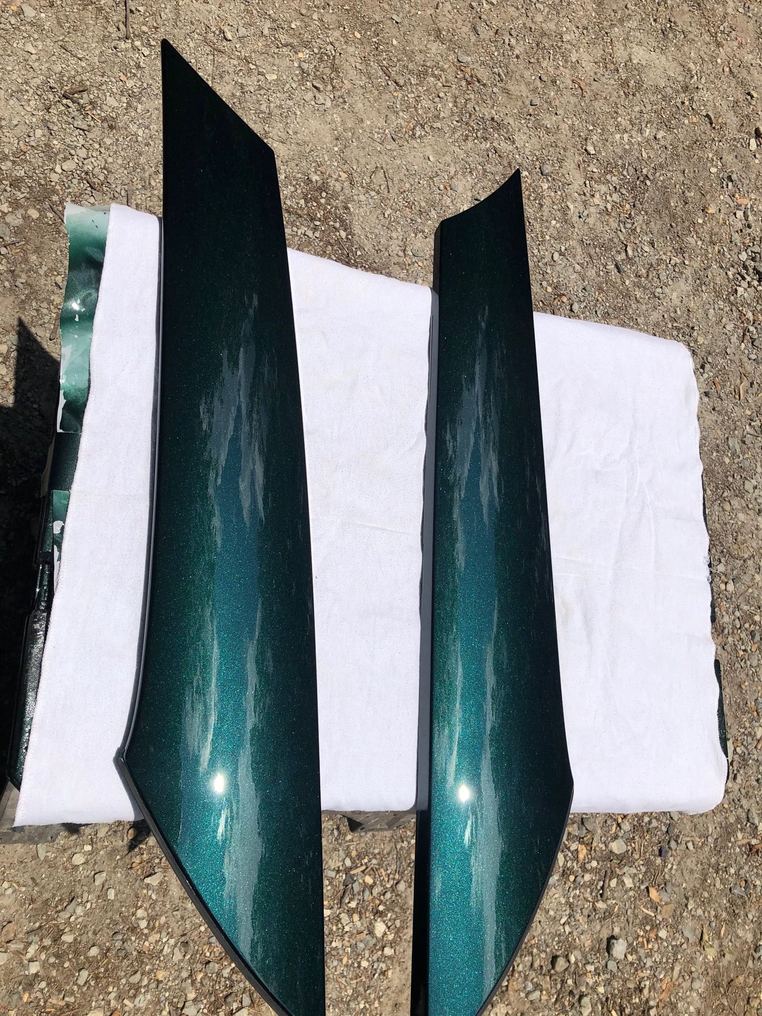 Exterior Body Parts - 2011+ XJ painted c-pillars British Racing Green - Used - Atlanta, GA 30312, United States