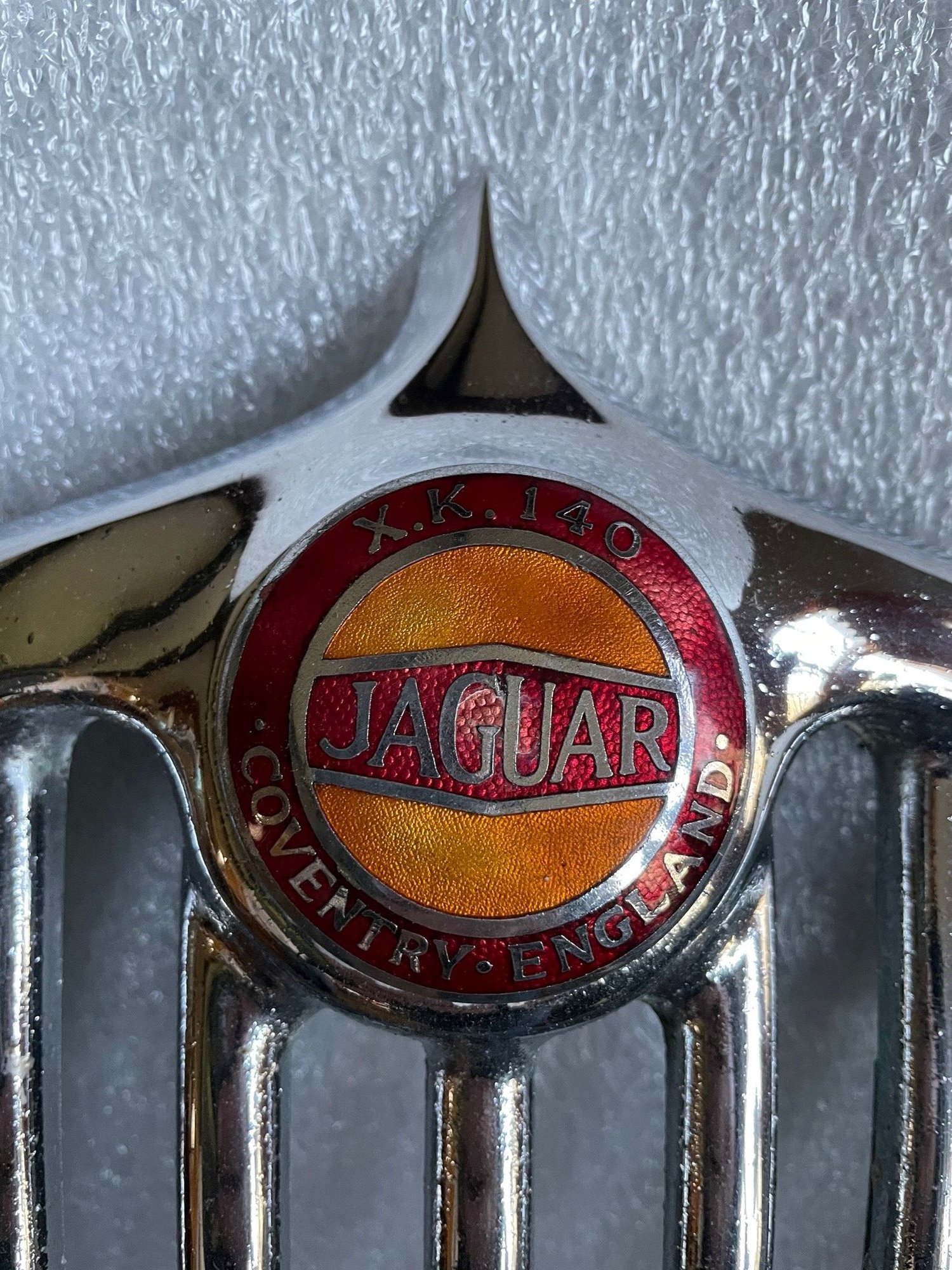 Exterior Body Parts - Jaguar XK140 Grille and Vintage Number Plate - Used - 1954 to 1958 Jaguar XK140 - Monroe, CT 06468, United States