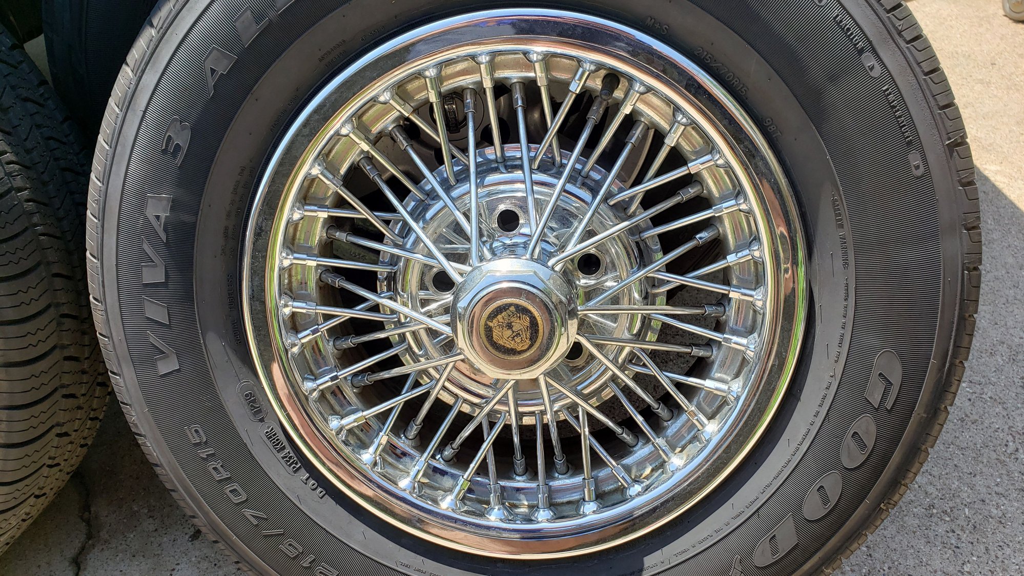 Wheels and Tires/Axles - Tru-Spoke Wheels and Tires - Used - 1976 to 1996 Jaguar XJS - Arlington, TX 76016, United States