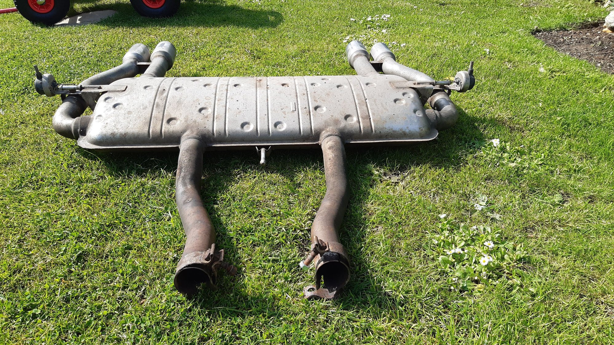 Engine - Exhaust - XKR X150 4.2 Exhaust Rear Silencer Muffler Backbox - Used - 2006 to 2009 Jaguar XKR - Gosport PO12, United Kingdom