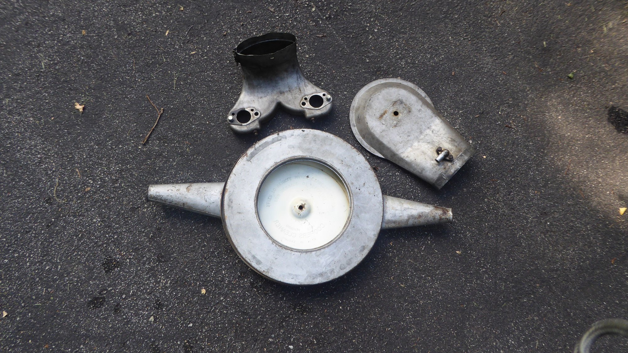 Engine - Intake/Fuel - Jaguar mk 2 dual inlet air cleaner complete. - Used - Porter, IN 46304, United States