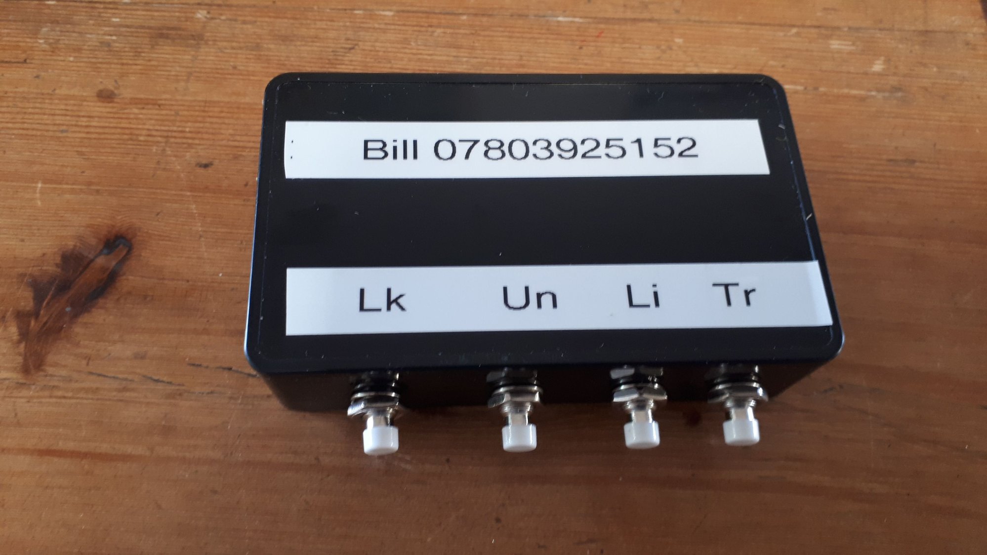 Finished, working device