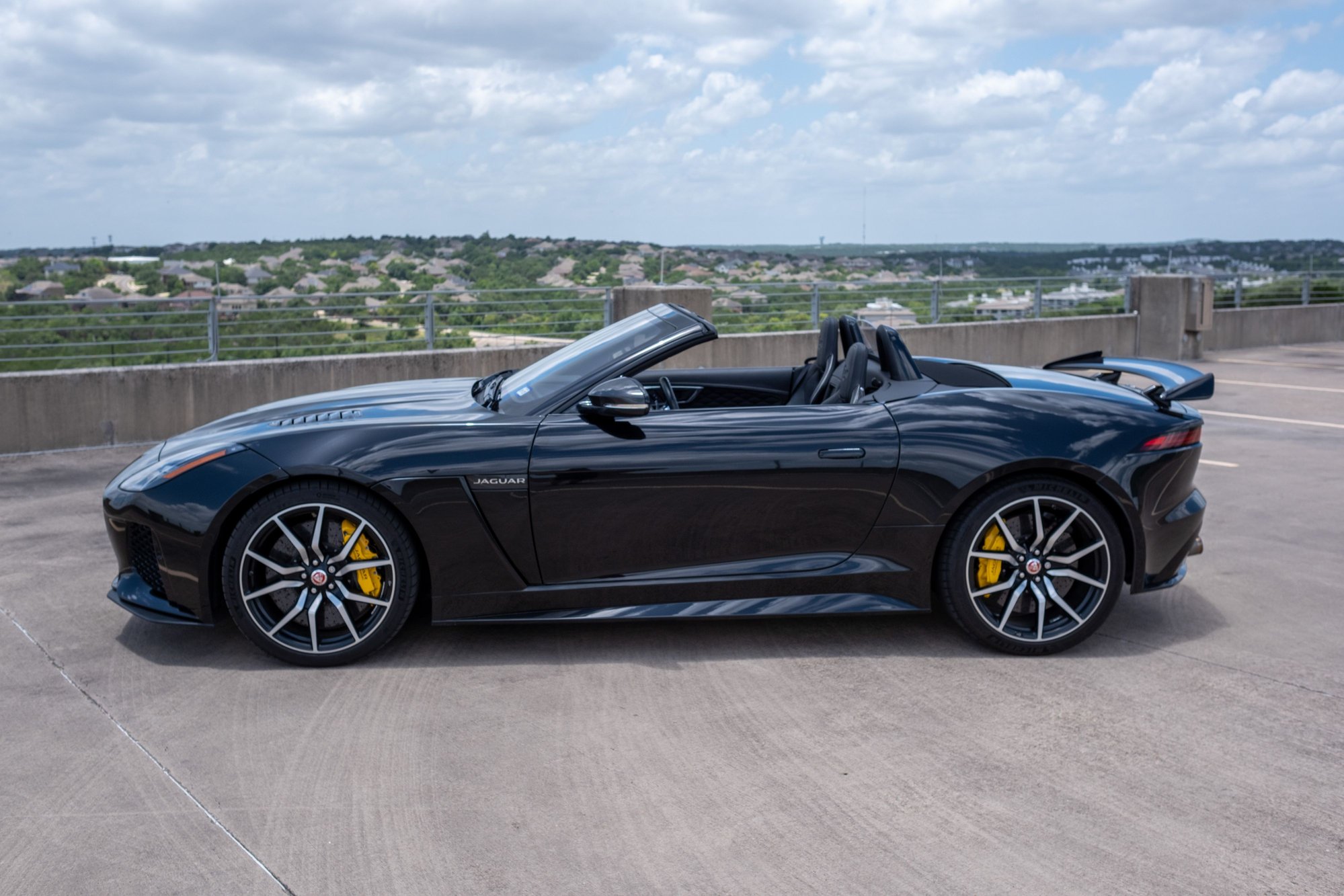 2020 Jaguar F-Type - 2020 F Type SVR Convertible Black exterior, Black interior, CCB, Carbon Fiber Package - Used - VIN SAJDZ5FE5LCK63399 - 12,500 Miles - 8 cyl - AWD - Automatic - Convertible - Black - Austin, TX 78735, United States