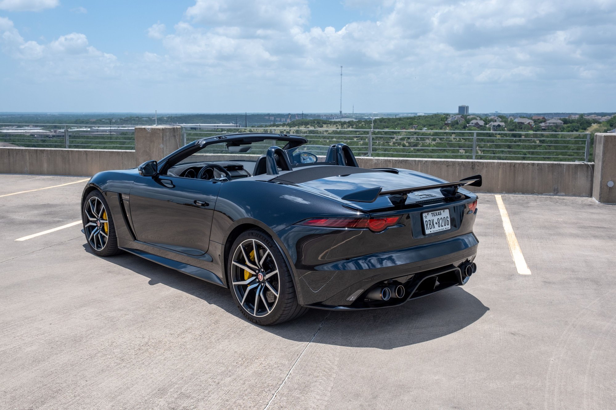 2020 Jaguar F-Type - 2020 F Type SVR Convertible Black exterior, Black interior, CCB, Carbon Fiber Package - Used - VIN SAJDZ5FE5LCK63399 - 12,500 Miles - 8 cyl - AWD - Automatic - Convertible - Black - Austin, TX 78735, United States
