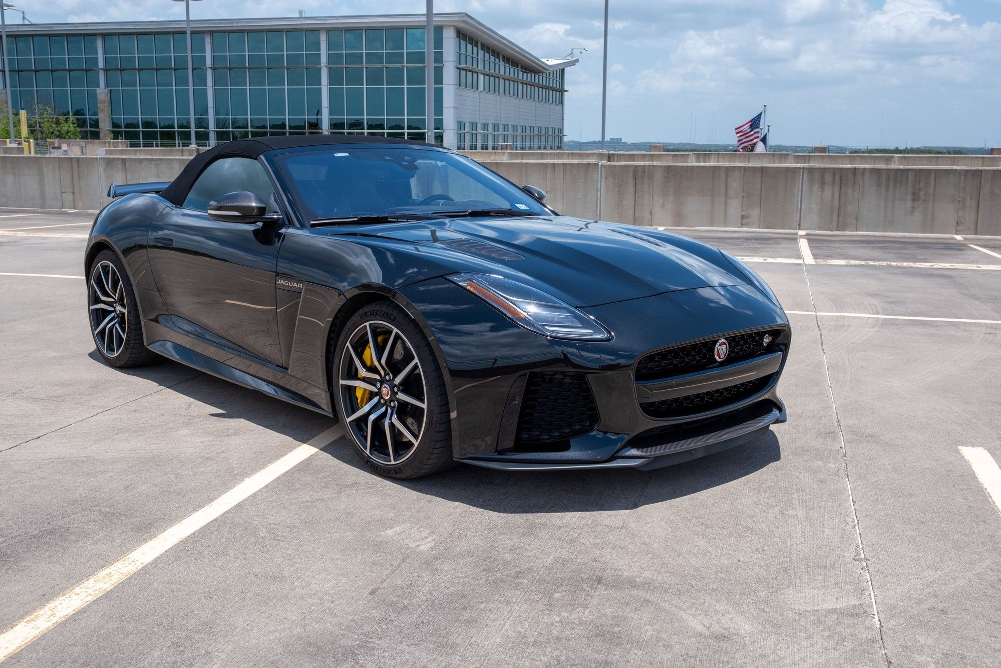 2020 Jaguar F-Type - 2020 F Type SVR Convertible Black exterior, Black interior, CCB, Carbon Fiber Package - Used - VIN SAJDZ5FE5LCK63399 - 12,500 Miles - 8 cyl - AWD - Automatic - Convertible - Black - Austin, TX 78735, United States