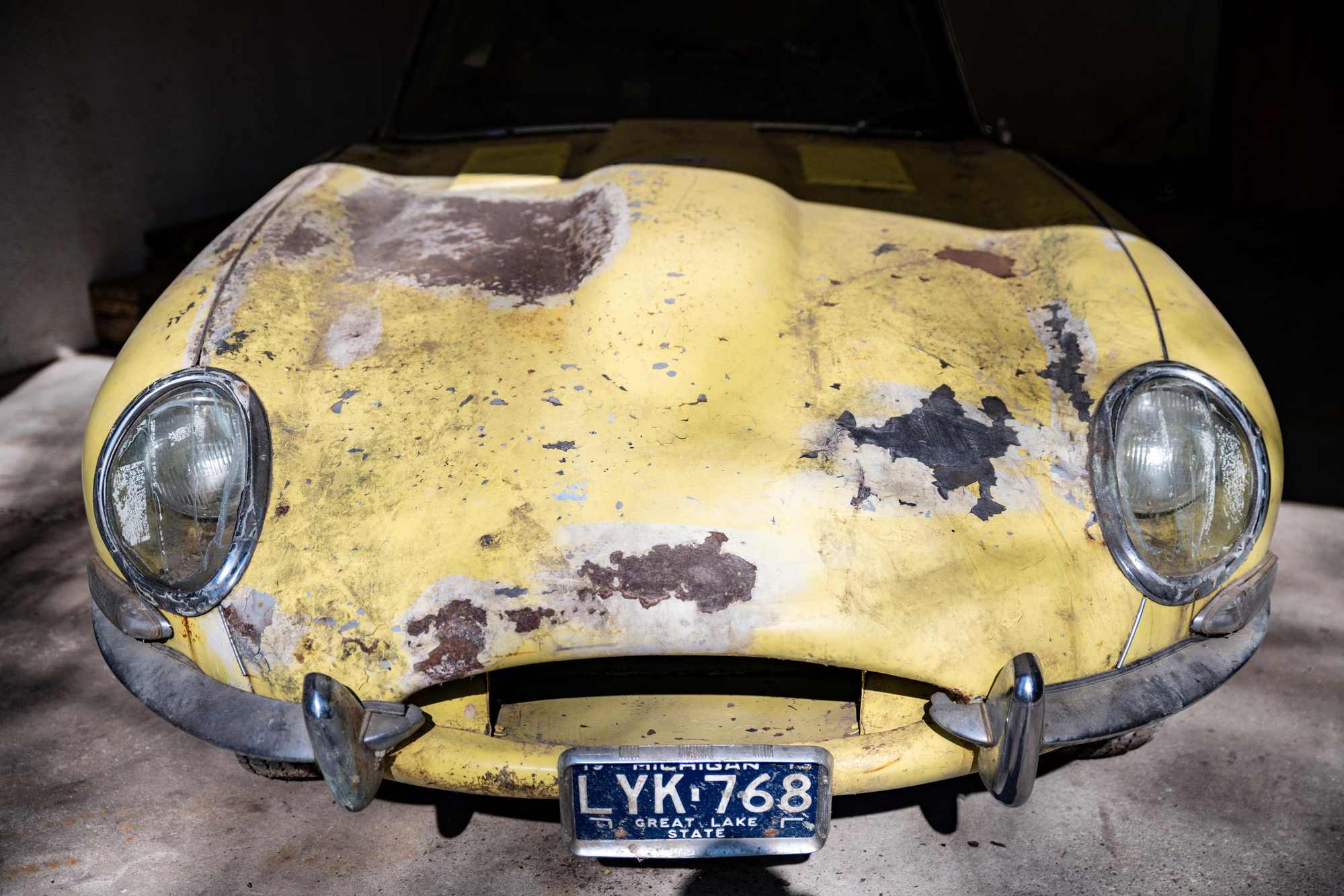 1964 Jaguar XKE - 1964 Jaguar XKE For Sale in Michigan - Used - VIN 00000000000889110 - 66,618 Miles - 6 cyl - 2WD - Manual - Coupe - Yellow - Romeo, MI 48065, United States