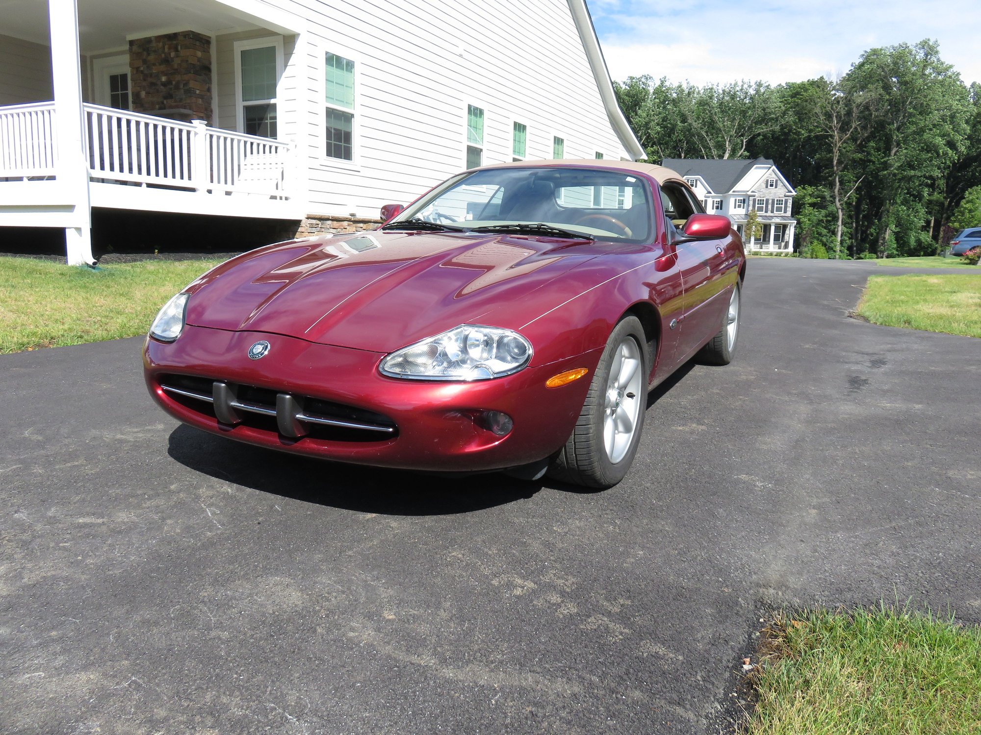 1997 Jaguar XK8 - 1997 Jaguar XK8 Convertible- 53,940 Miles - Used - VIN SAJGX2740VC012770 - 8 cyl - 2WD - Automatic - Convertible - Red - Ellicott City, MD 21042, United States