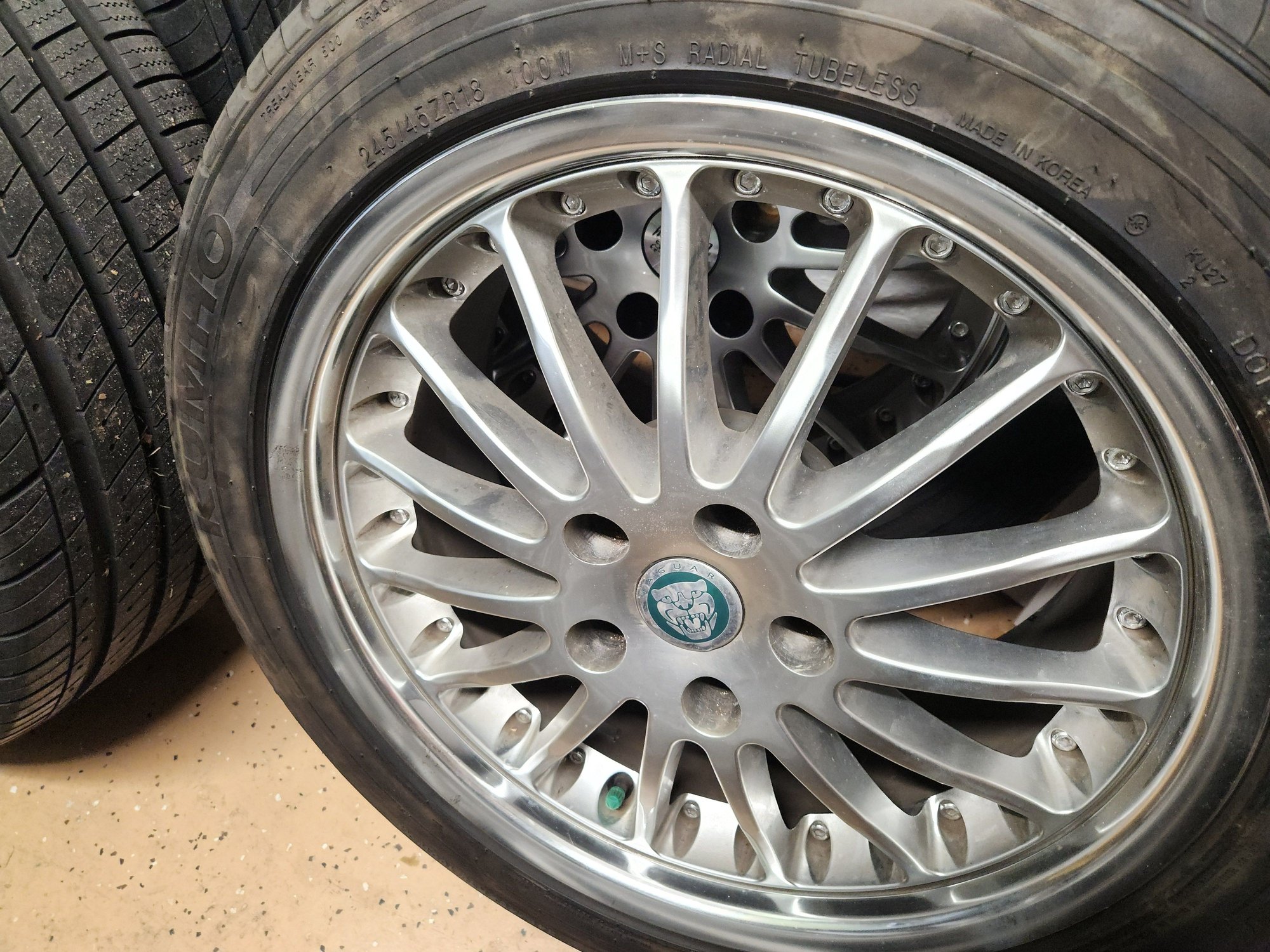 Wheels and Tires/Axles - 18" Whitley wheels and Kuhmo Ecsta LX tires - Used - 1997 to 2006 Jaguar XK8 - Venice, FL 34293, United States