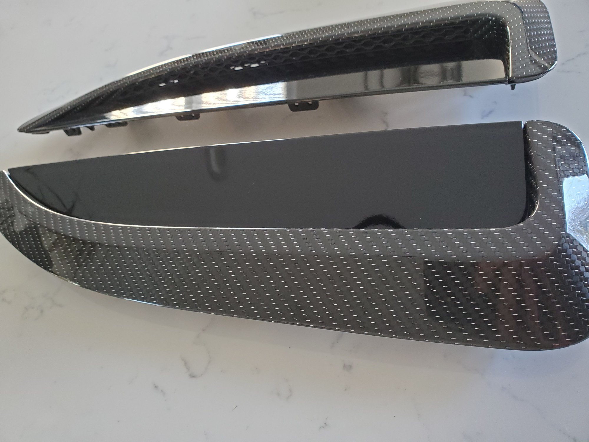 Exterior Body Parts - Genuine jaguar f type LH RH set hood louvre carbon fiber T2R25191 T2R25193 - New - 2014 to 2019 Jaguar F-Type - Chicago, IL 60631, United States