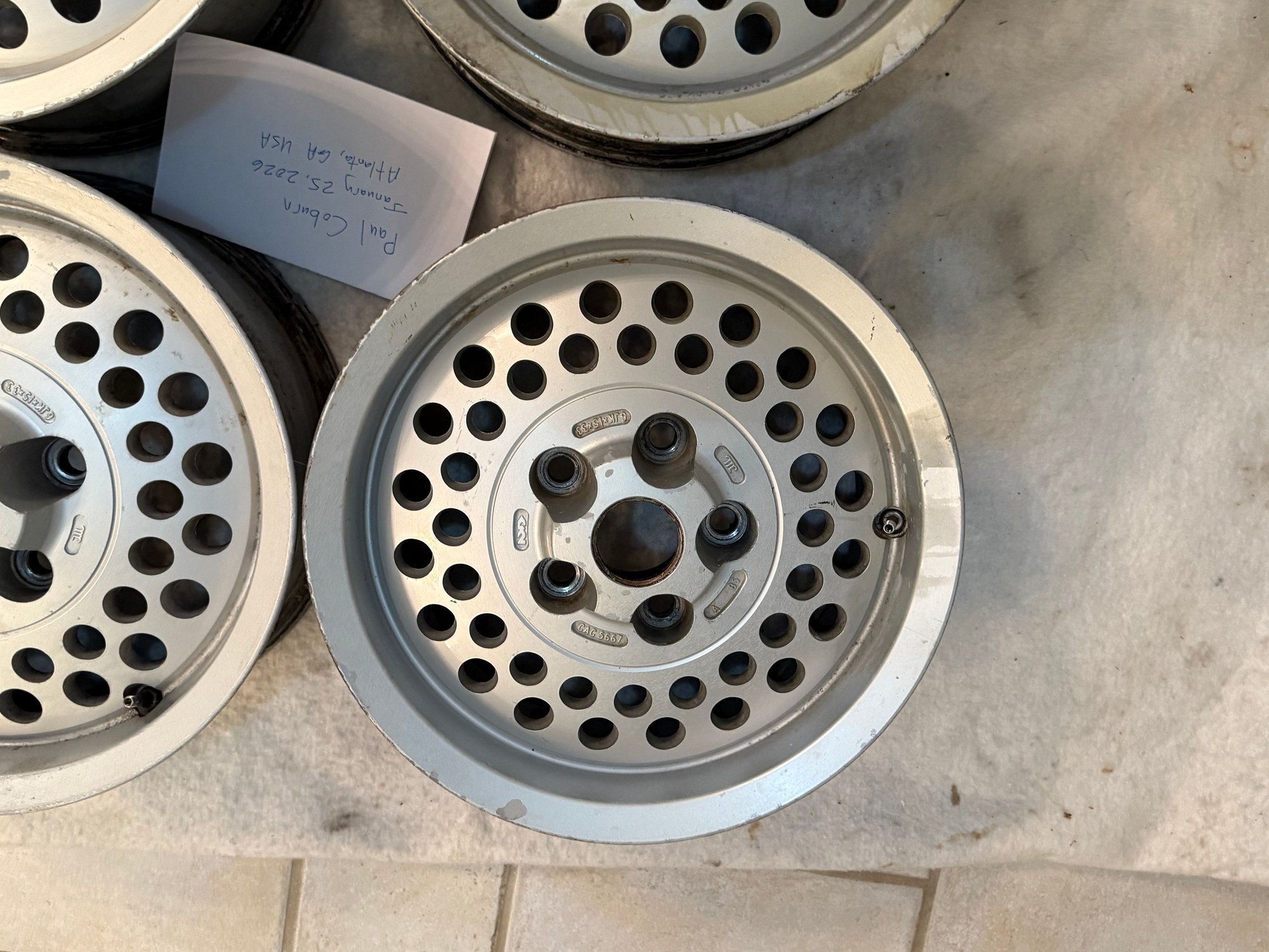 Wheels and Tires/Axles - Set of 4 Pepperpot Wheels 15"x6"; ET33  par no. CAC5667 - Used - -1 to 2027  All Models - -1 to 2027  All Models - -1 to 2027  All Models - Atlanta, GA 30319, United States